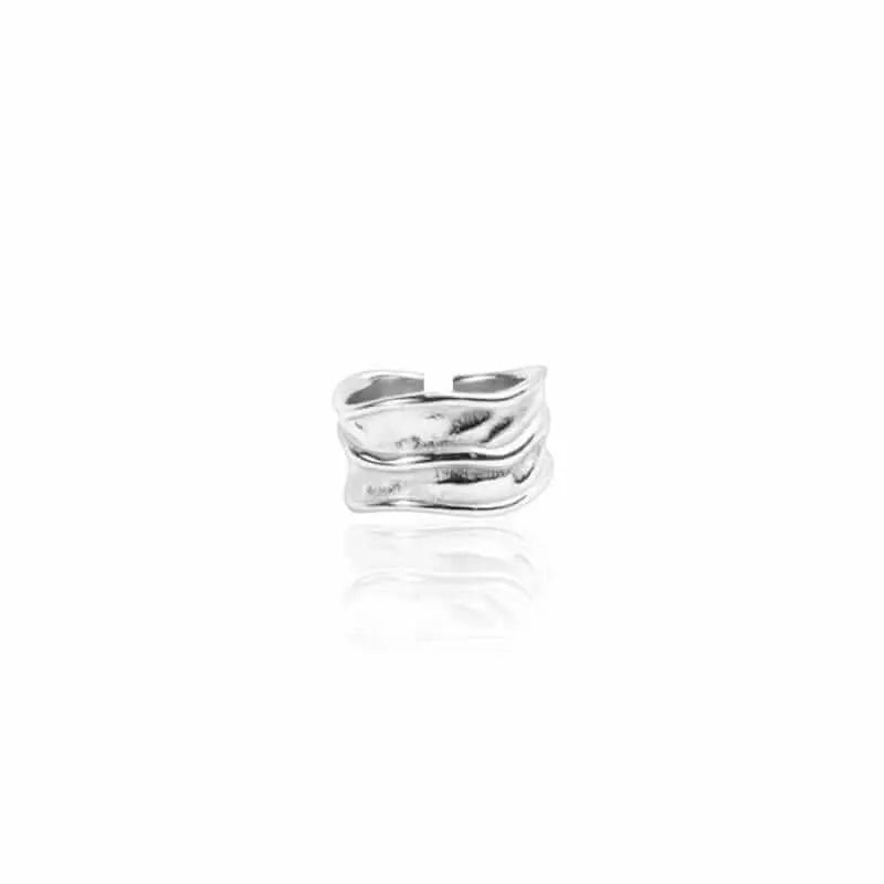 Unregelmäßiger konkaver Ring • Offener Ring Vielring