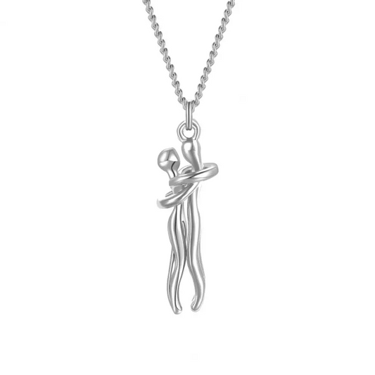 Hug Necklace 925 Sterling Silver