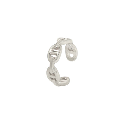 Hoop Ear Cuff 925 Sterling Silver - 0.6-0.9 mm thickness