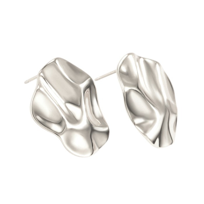 Dainty crystal hoop earrings • Zirconia crystals