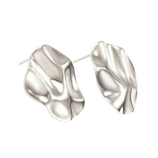 Dainty crystal hoop earrings • Zirconia crystals