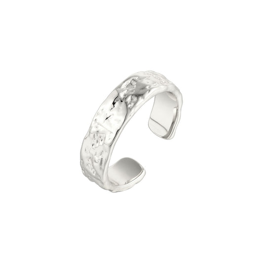Open Abstract Ring - 925 Silver