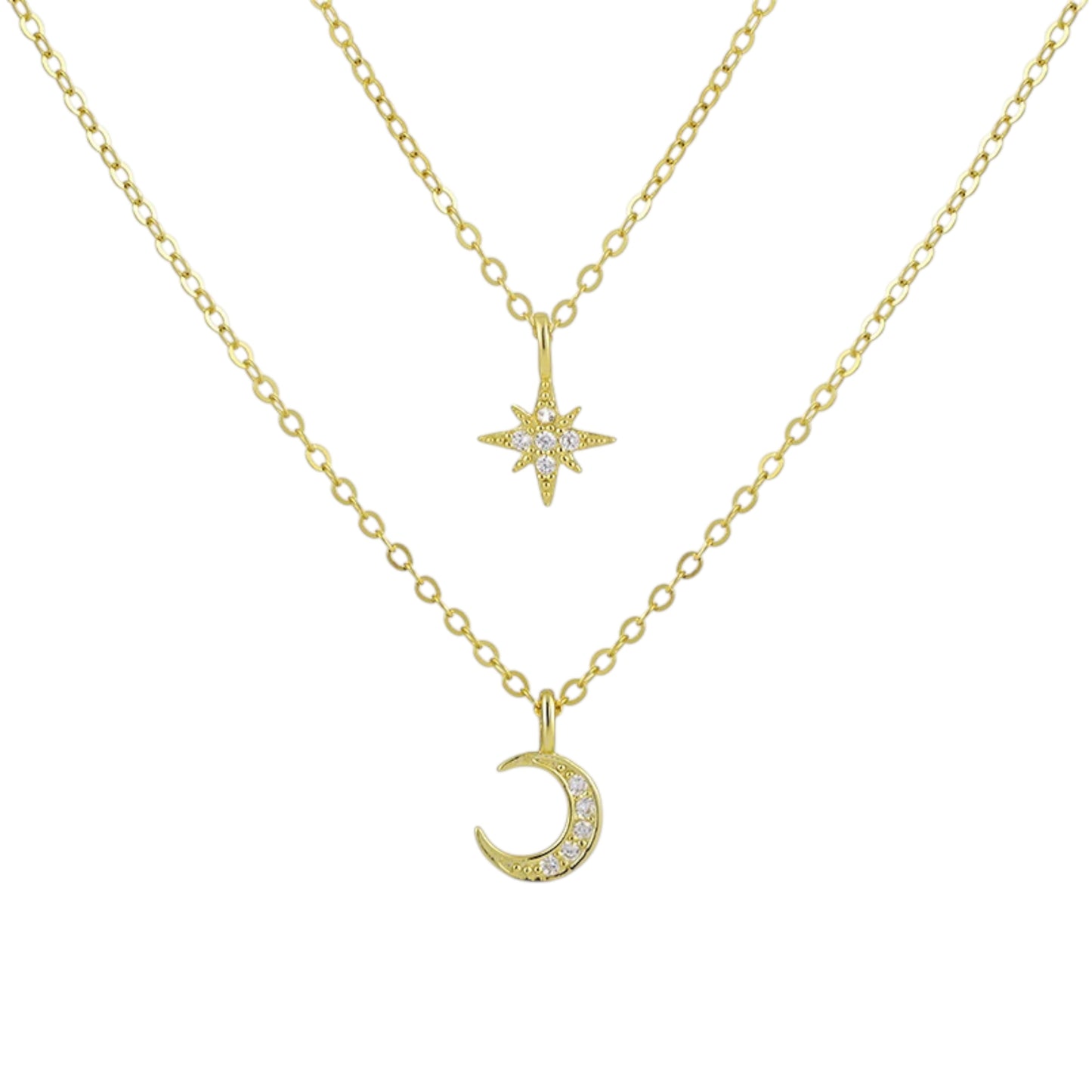 Gold Abstract Ring • 925 Sterling Silver Open Ring