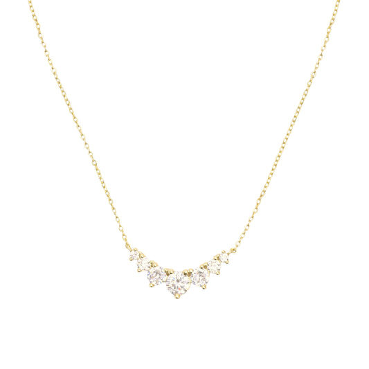 Gold Abstract Ring • 925 Sterling Silver Open Ring