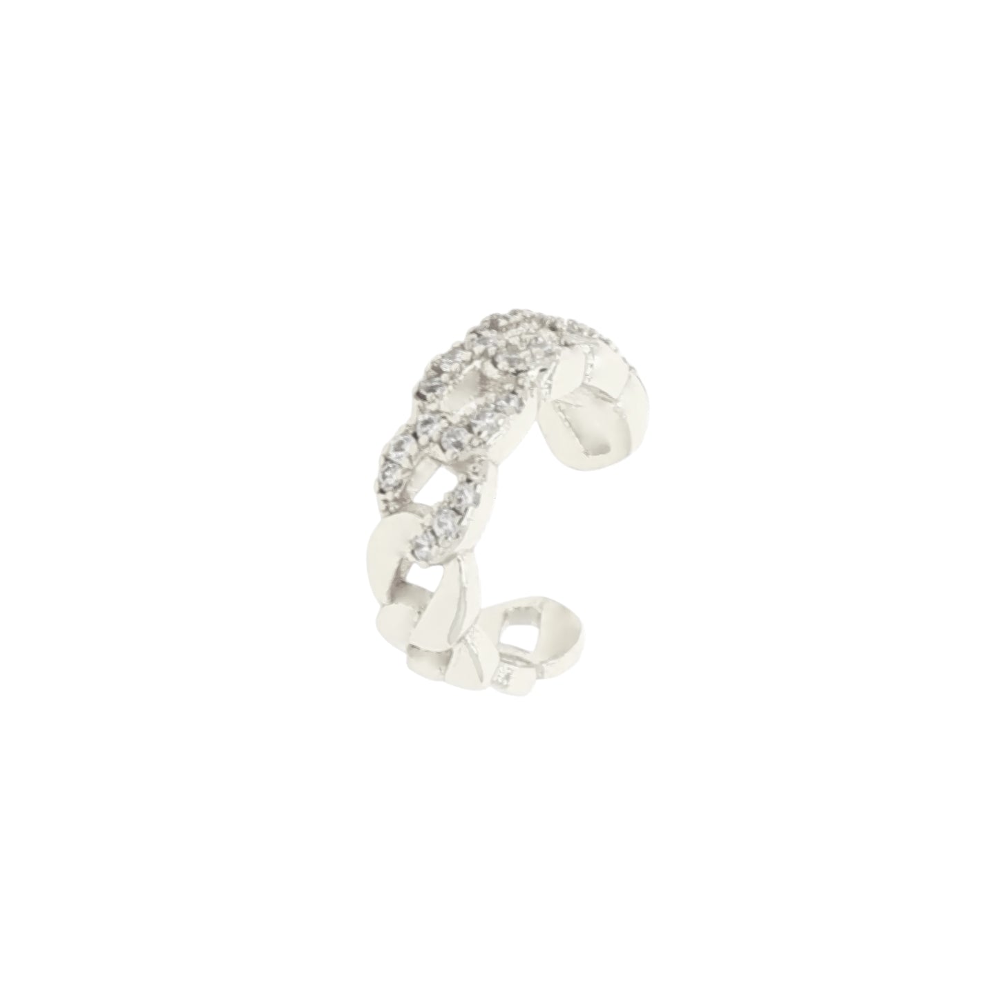Hoop Ear Cuff 925 Sterling Silver - 0.6-0.9 mm thickness