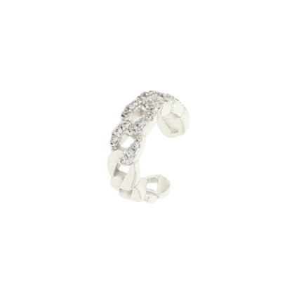 Hoop Ear Cuff 925 Sterling Silver - 0.6-0.9 mm thickness