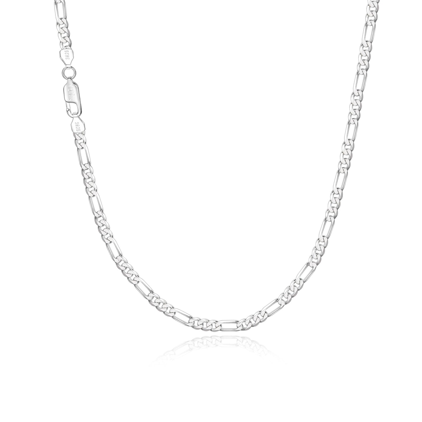 Figaro necklace 5 mm - 925 silver