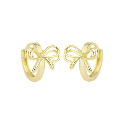 Dainty crystal hoop earrings • Zirconia crystals