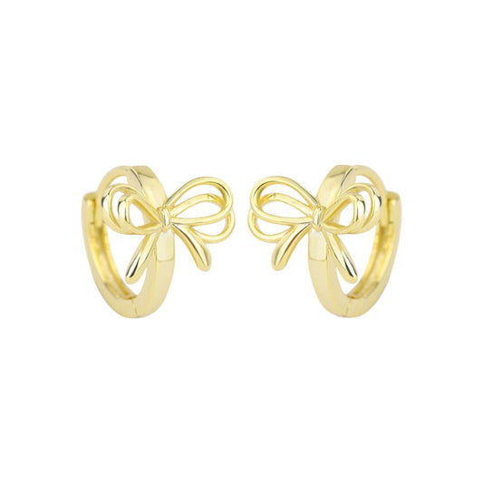 Dainty crystal hoop earrings • Zirconia crystals