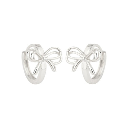 Dainty crystal hoop earrings • Zirconia crystals