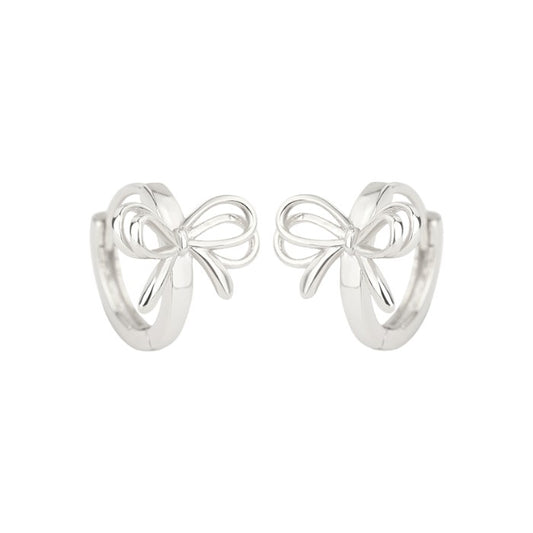 Dainty crystal hoop earrings • Zirconia crystals