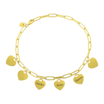 Partner bracelet 925 Sterling silver • Engraving as desired