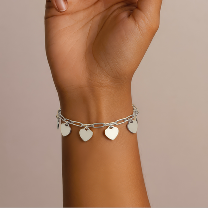 Partner bracelet 925 Sterling silver • Engraving as desired