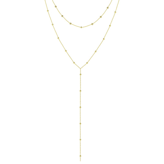 Gold Abstract Ring • 925 Sterling Silver Open Ring