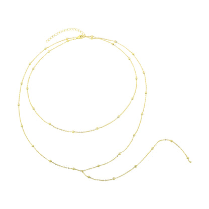 Gold Abstract Ring • 925 Sterling Silver Open Ring