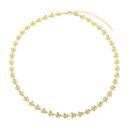 Gold Abstract Ring • 925 Sterling Silver Open Ring