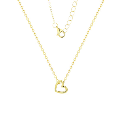 Gold Abstract Ring • 925 Sterling Silver Open Ring