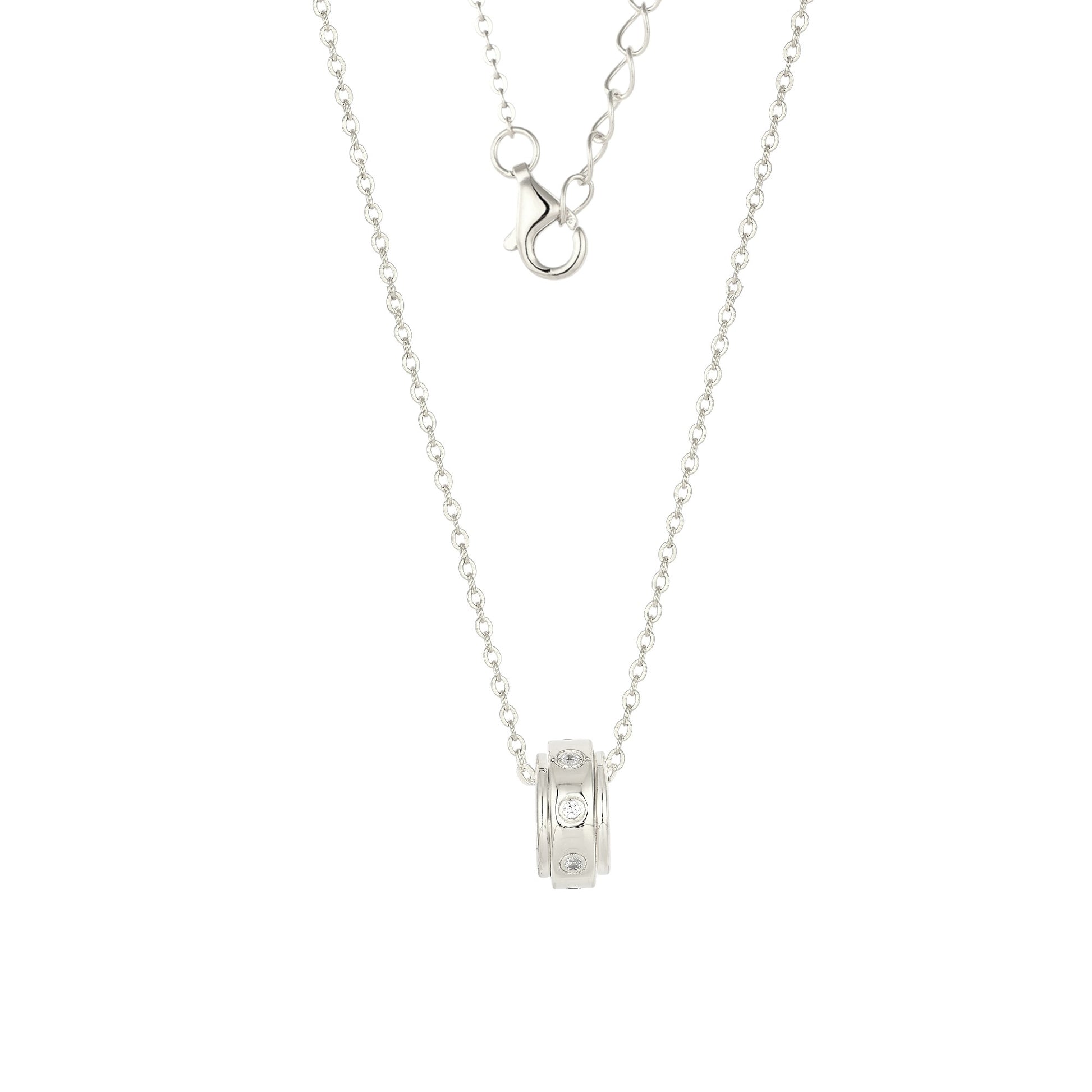 Vielring - Funkelnde Anti-Stress-Halskette – 925 Silber - Gold