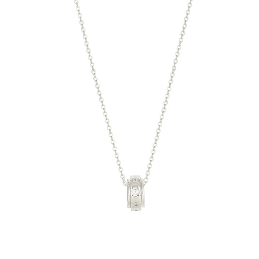 Vielring - Funkelnde Anti-Stress-Halskette – 925 Silber - Silber