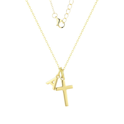 Square Zirconia Necklace - 925 Silver