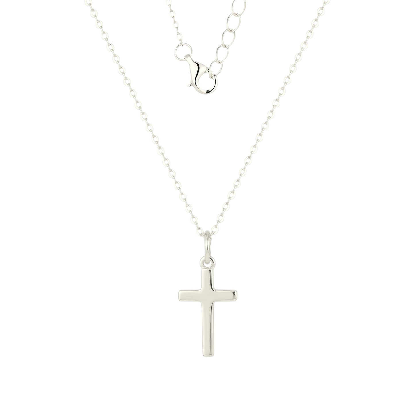 Square Zirconia Necklace - 925 Silver