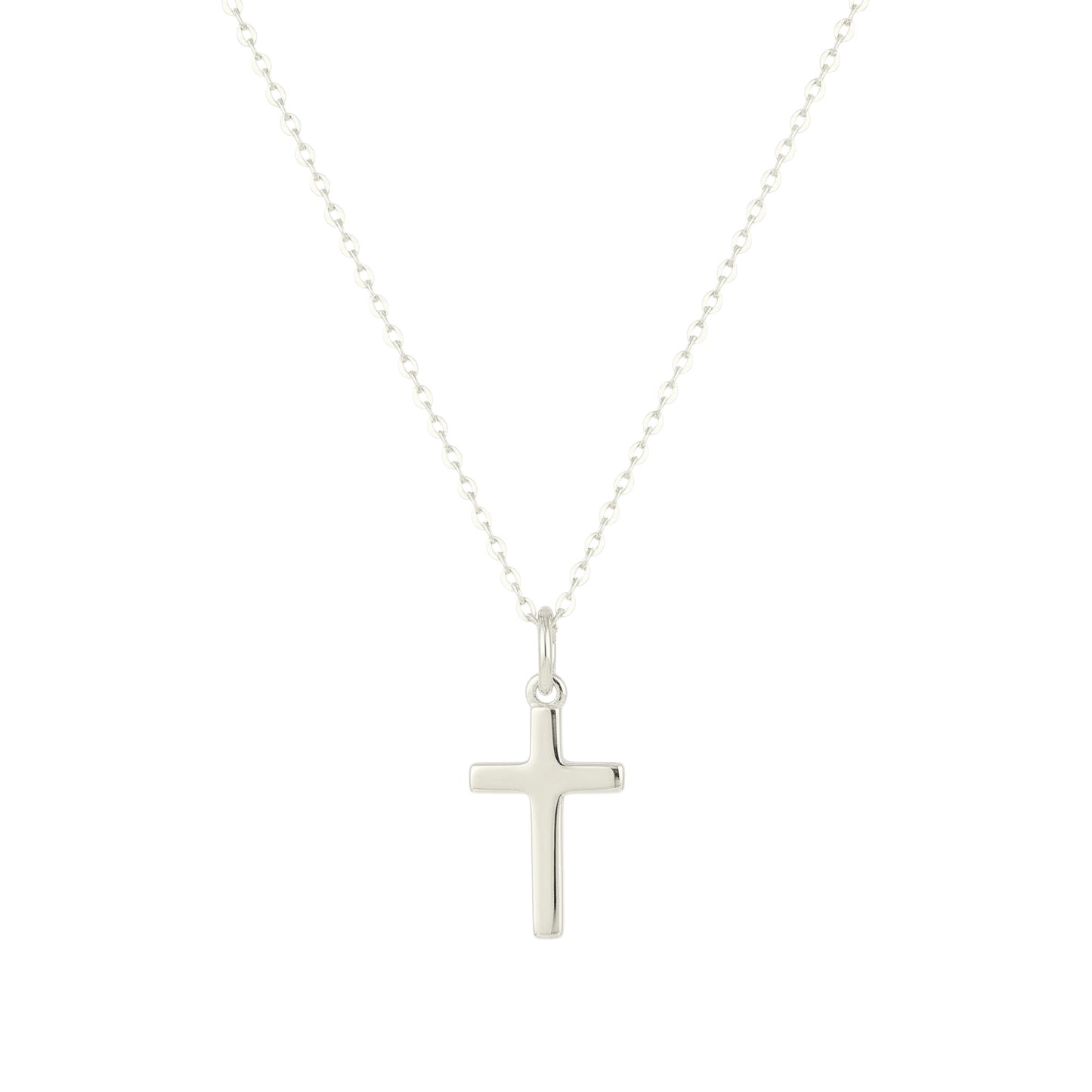 Square Zirconia Necklace - 925 Silver