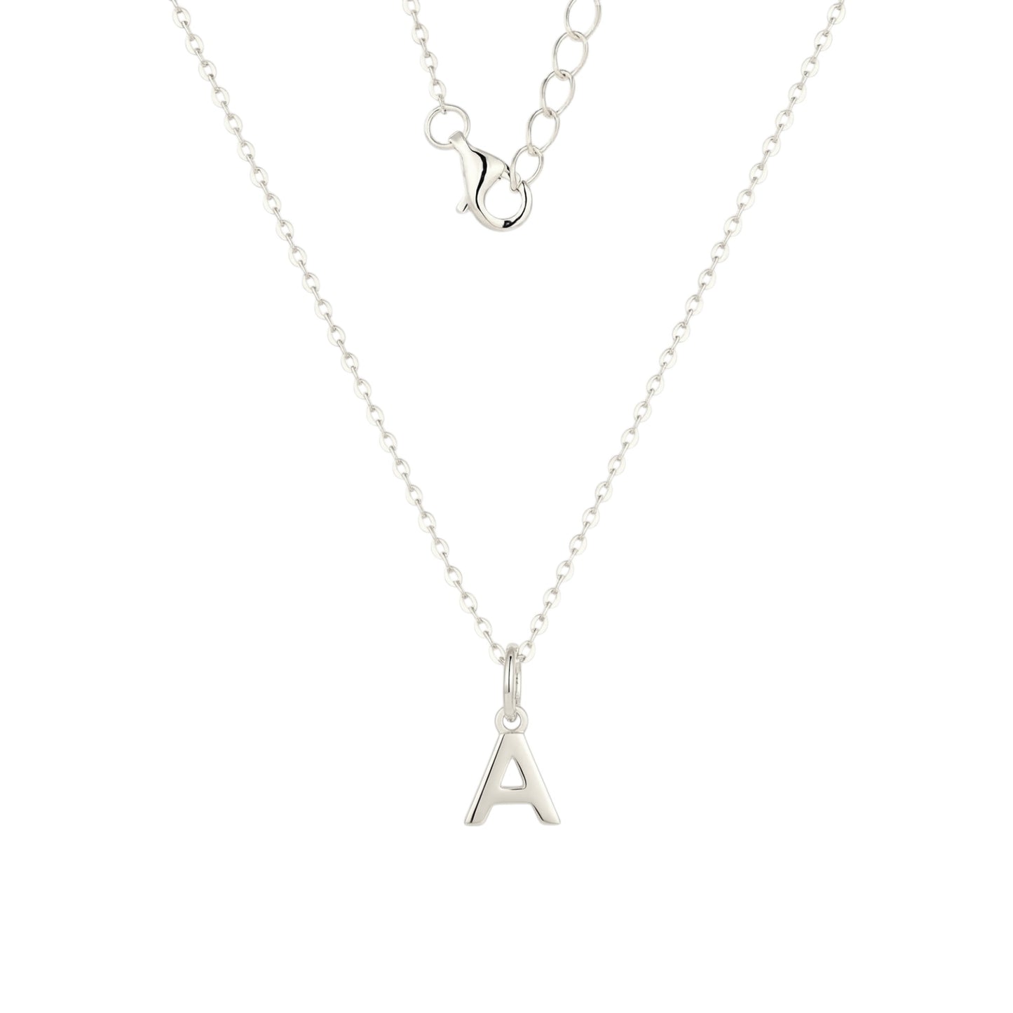 Square Zirconia Necklace - 925 Silver