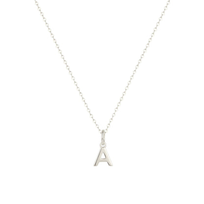 Square Zirconia Necklace - 925 Silver