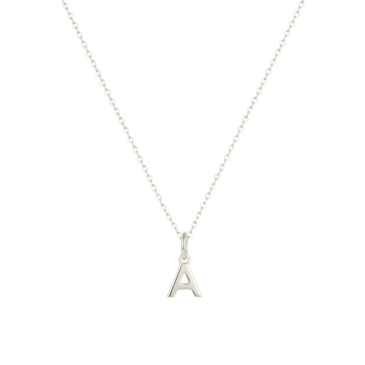 Square Zirconia Necklace - 925 Silver