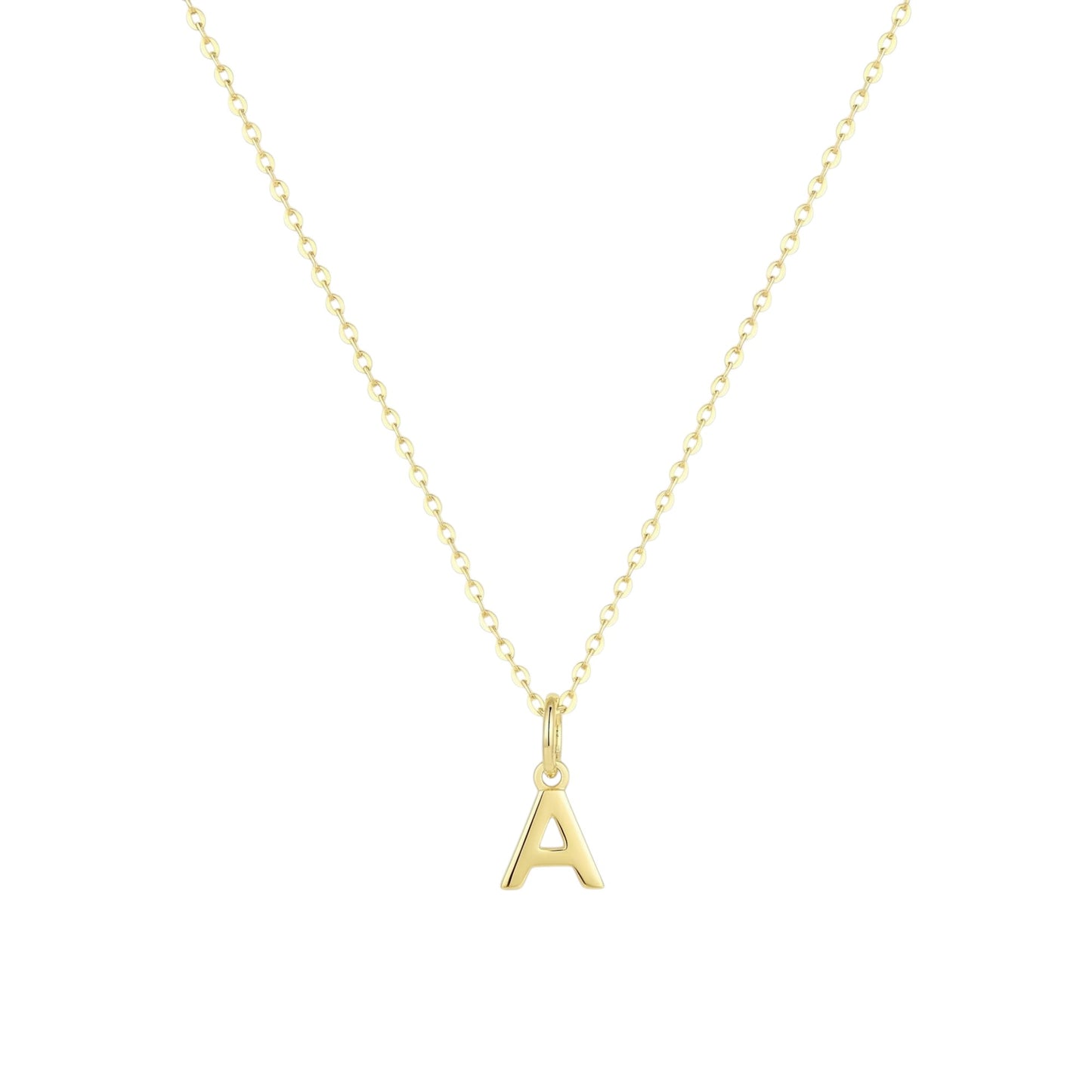 Square Zirconia Necklace - 925 Silver