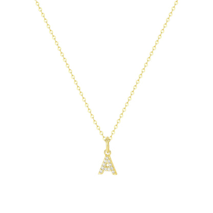 Square Zirconia Necklace - 925 Silver