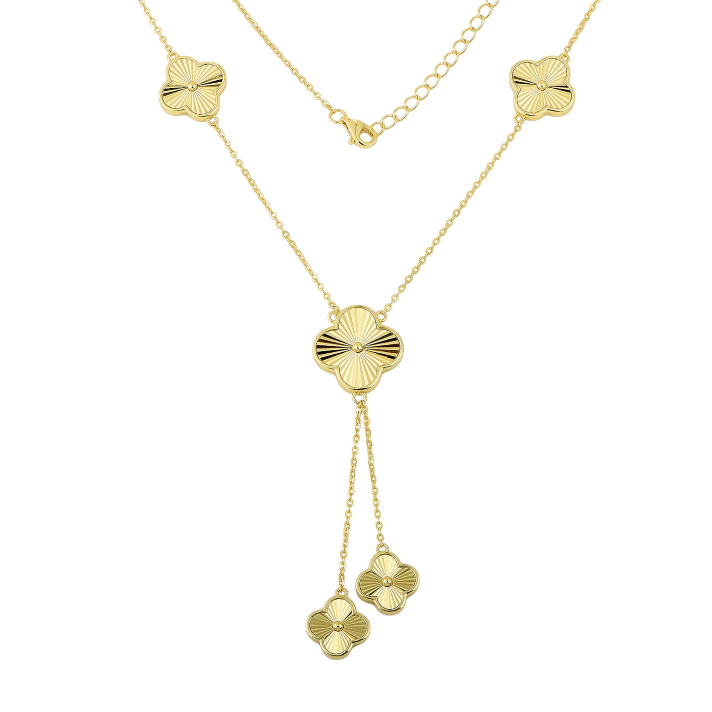 Gold Abstract Ring • 925 Sterling Silver Open Ring