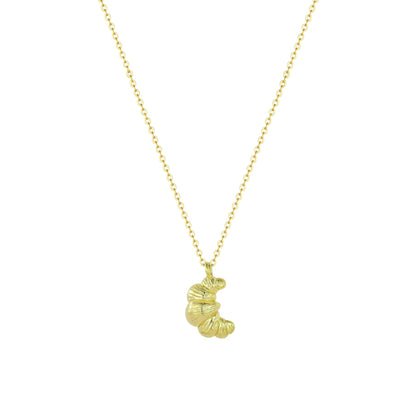 Vielring - Croissant Halskette - 925 Silber - Gold