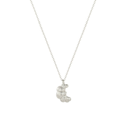 Vielring - Croissant Halskette - 925 Silber - Silber