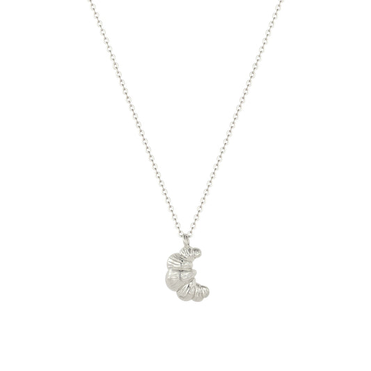 Vielring - Croissant Halskette - 925 Silber - Silber