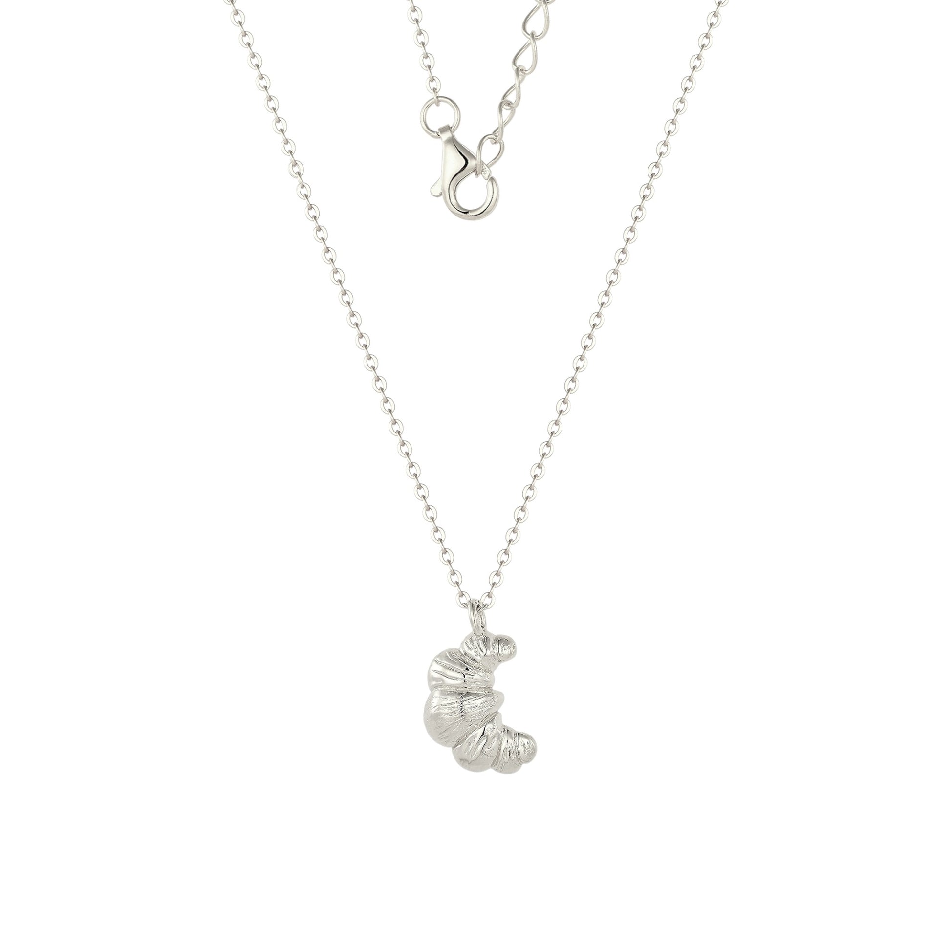 Vielring - Croissant Halskette - 925 Silber - Gold