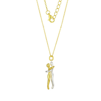 Hug Necklace 925 Sterling Silver