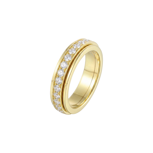 Runder Kristall Anti-Stress-Ring