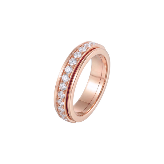 Runder Kristall Anti-Stress-Ring