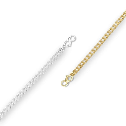 925 Sterling Silver Permanent Bracelet Clasp