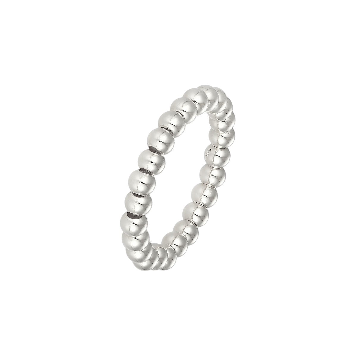 Vielring - Elastischer Kugel Anti-Stress-Ring - Edelstahl / Gold / 49-54