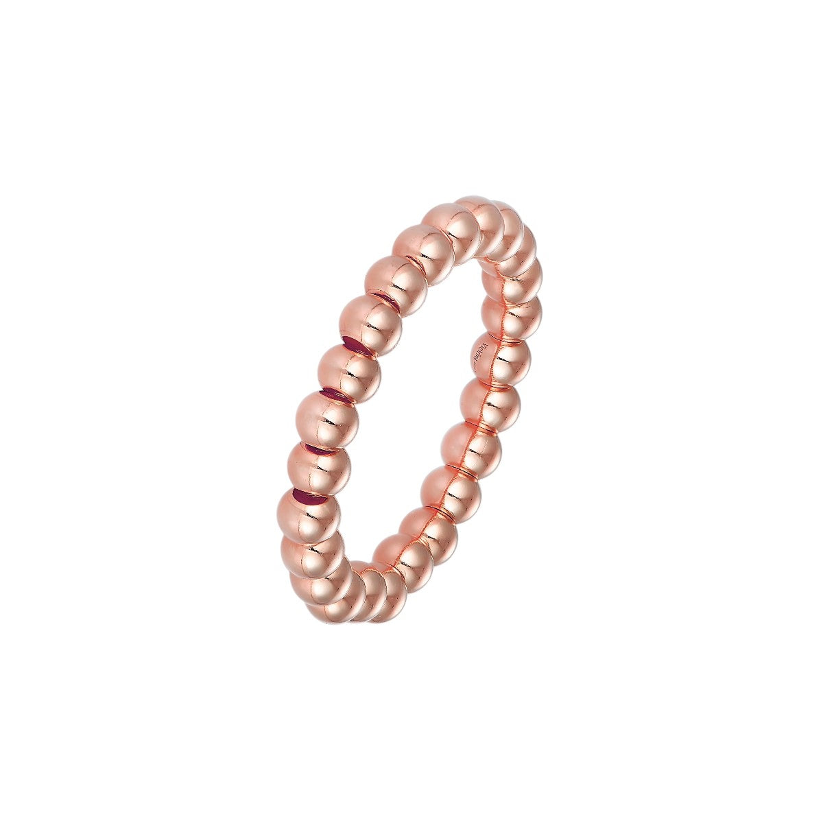 Vielring - Elastischer Kugel Anti-Stress-Ring - Edelstahl / Gold / 49-54