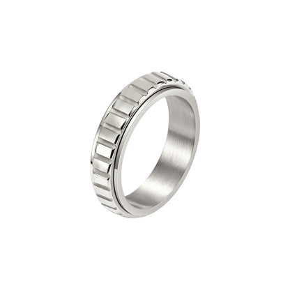 Smooth Classic Rotating Ring - Stainless Steel