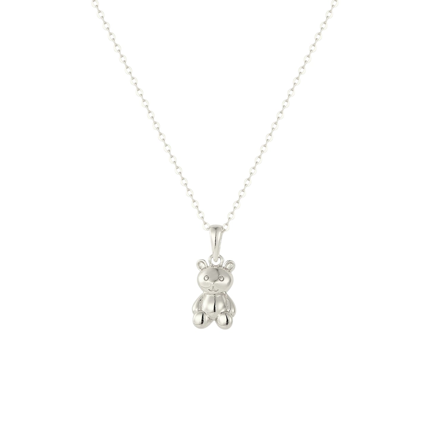 Square Zirconia Necklace - 925 Silver