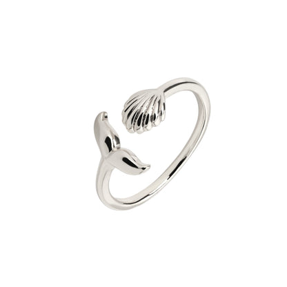 Gold Abstract Ring • 925 Sterling Silver Open Ring