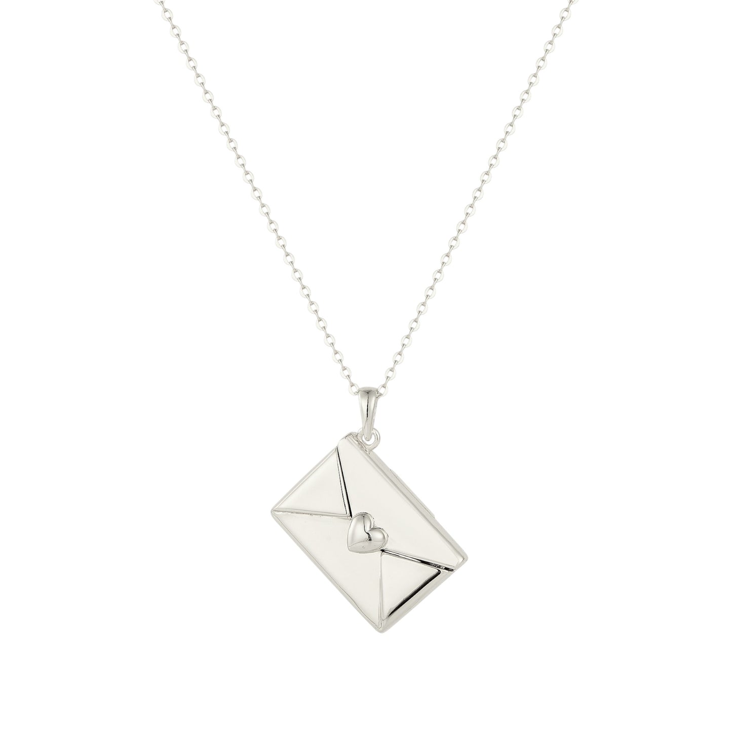 Square Zirconia Necklace - 925 Silver