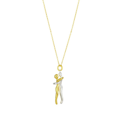 Hug Necklace 925 Sterling Silver