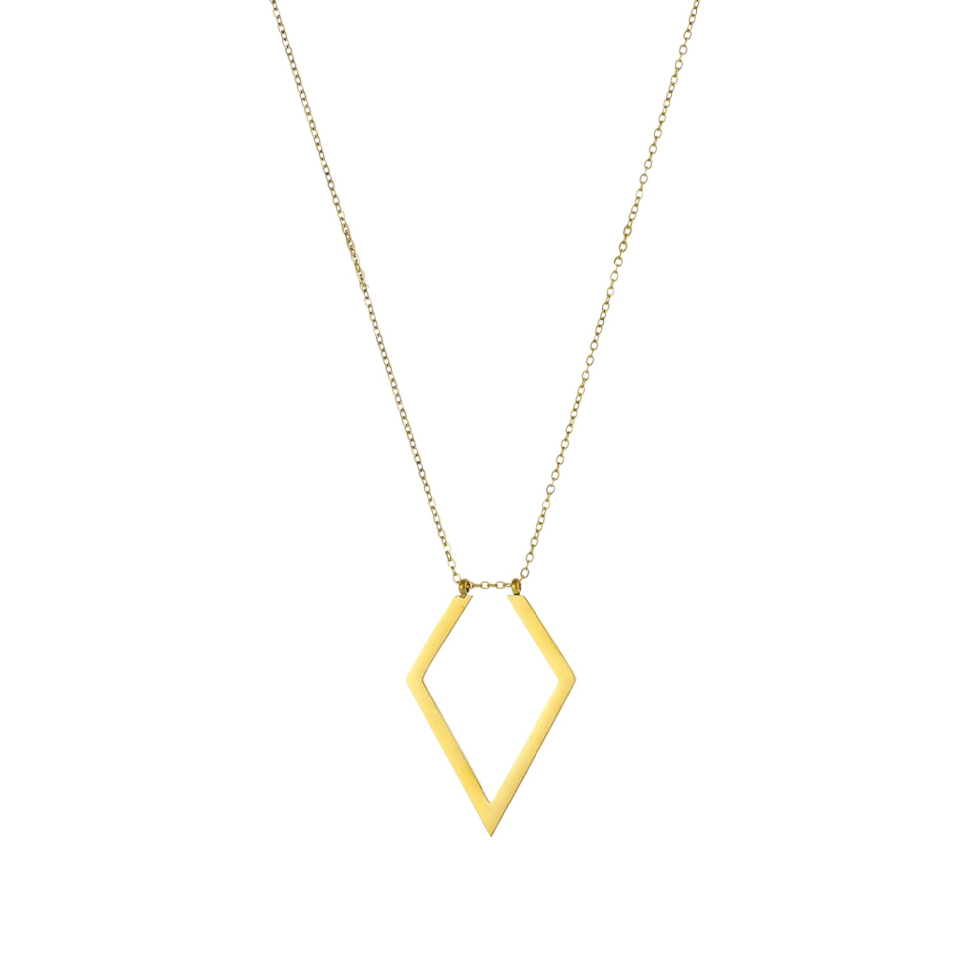 Vielring - Ring Keeper Halskette Geometrisch - Edelstahl - Gold