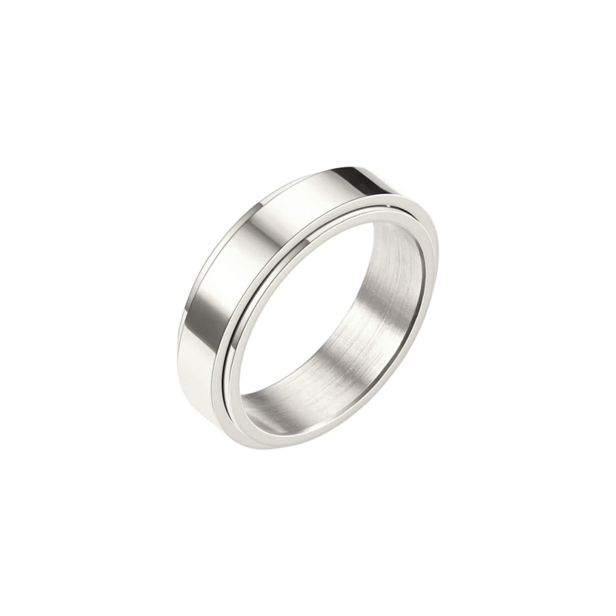 Smooth Classic Rotating Ring - Stainless Steel