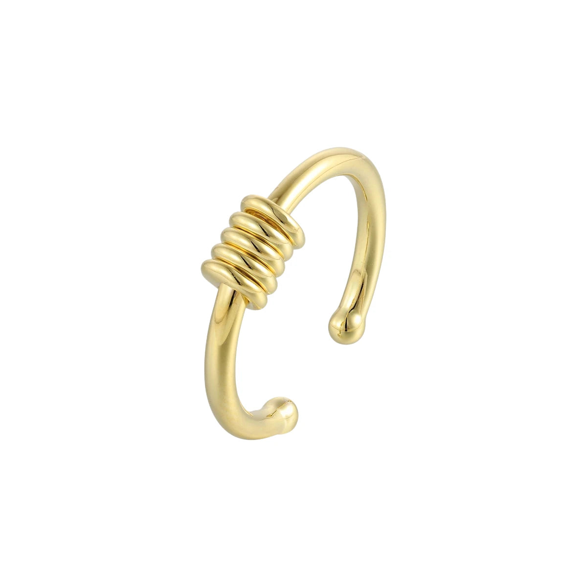 Scheiben Anti-Stress-Ring - 925 Silber